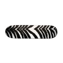 Impressão da zebra skateboard