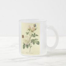 Impressão de Redoute: 'Bengal Hymanee cor-de-rosa Caneca