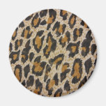 Impressão do leopardo imã