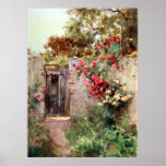 Impressão enorme Gicl das canvas das flores 1918 d