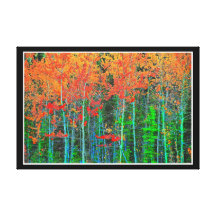Impressão esticado floresta das canvas impressão de canvas esticada