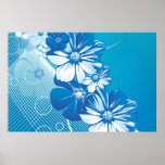 Impressão floral da forma 10