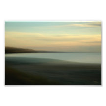 Impressão fotográfico abstrato da praia