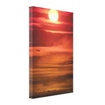Impressão impetuoso das canvas do por do sol impressão de canvas envolvida
