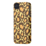 Impressão na moda do leopardo ou da chita capa iPhone 4 Case-Mate