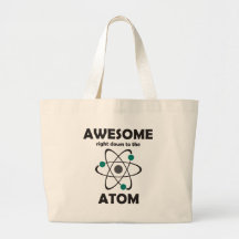 Impressionante até ao átomo bolsas para compras