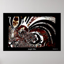 Impressões da selva da arte abstracta de Digitas d