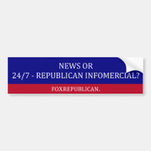 INFOMERCIAL do REPUBLICANO de Foxrepublican Adesivo