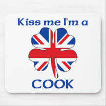 Ingleses personalizados beijam-me que eu sou cozin mousepad