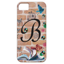 inicial 'B do caso iphone5 iPhone 5 Capa
