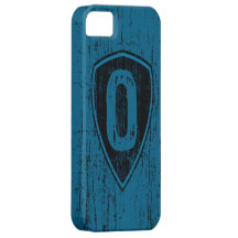 Inicial O do monograma do estilo do Grunge Capa De iPhone 5 Case-Mate