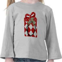 Inicial O do presente do Natal Tshirts