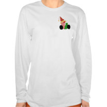 Inicial U do duende do Natal T-shirts