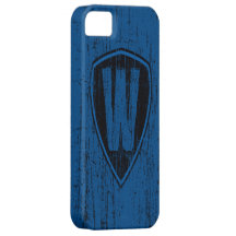Inicial W do monograma do estilo do Grunge Capa iPhone 5 Case-Mate
