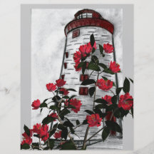 Insecto floral do farol modelo de panfleto