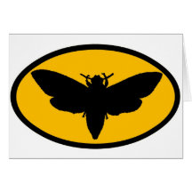 Insígnias de Mothman Cartao
