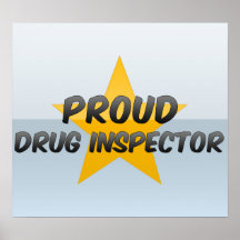 Inspector orgulhoso da droga poster