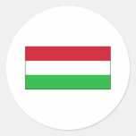 International da BANDEIRA de Hungria Adesivos Redondos