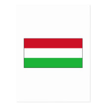 International da BANDEIRA de Hungria Cartao Postal