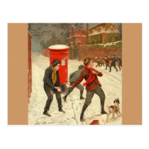 inverno-cenas cartão postal