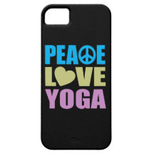 Ioga do amor da paz capa iPhone 5 Case-Mate