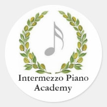 IPAcrestalt, piano do Intermezzo, academia Adesivo Redondo