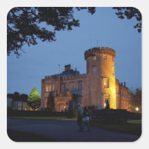 Ireland, o castelo de Dromoland iluminou-se no cre Adesivos