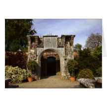 Ireland, o jardim murado castelo de Dromoland Cartoes