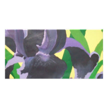 íris abstratas cartao com fotos