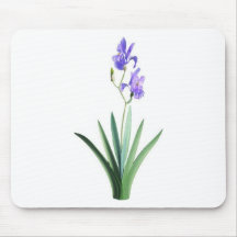 Íris roxa mouse pad