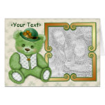 Irlandês Teddybear - verde Cartao