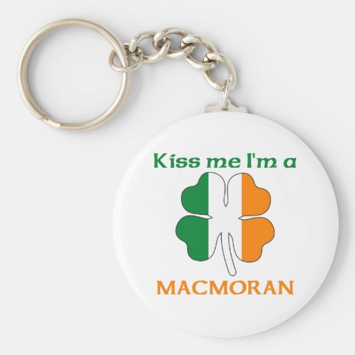 Irlandeses personalizados beijam-me que eu sou Mac Chaveiros