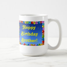 Irmão do feliz aniversario da caneca