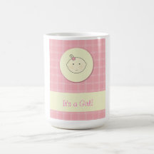 It's a Girl Canecas