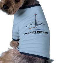 I've obteve o ritmo (ECG - o batimento cardíaco de Camisetas Para Caes