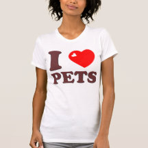 J LOVE PETS CONVERSAS CONVERSAS HEART 3D T-SHIRTS