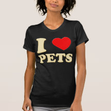J LOVE PETS GOLD CONVERSAS HEART3D T-SHIRT