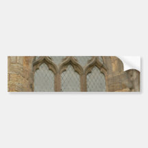 Janela velha da igreja adesivos