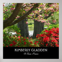 Jardim botânico de Missouri Posters