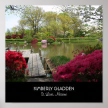 Jardim botânico de Missouri Pôsteres