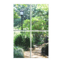 Jardins do memorial do parque de Alice Keck Impressão De Canvas Esticada