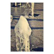 Jato de água impressão de fotos