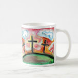"Jesus ama-o" Pastel do óleo por Levi Glassrock Canecas