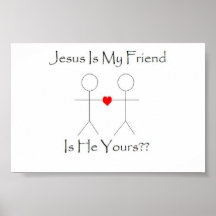 Jesus é meu amigo posters