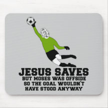 Jesus engraçado salvar mousepad