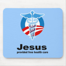 Jesus forneceu cuidados médicos livres mouse pads