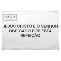 JOGO AMERICANO EVANGELICO SUPORTE PARA PRATO