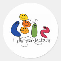 Jogo com bactérias adesivo
