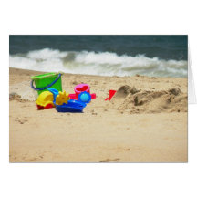 Jogo no cartão da praia