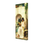~ John William Waterhouse da flora Impressão De Canvas Esticada